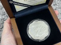 Серебряная монета Китай 2012 дракон