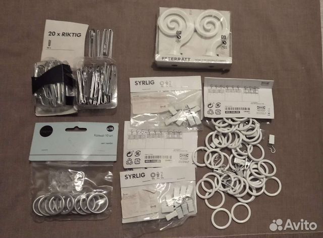 Крючки Риктиг, кольца Сирлиг Икеа