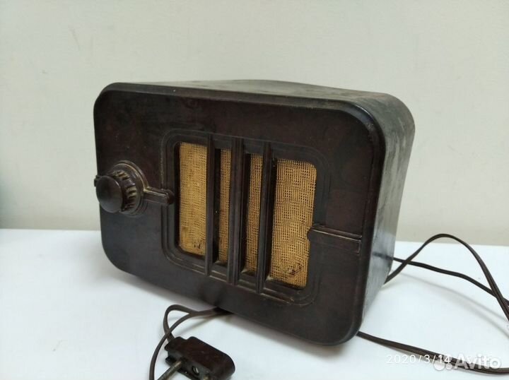 Громкоговоритель уфа Карболитовый 50е СССР редкий