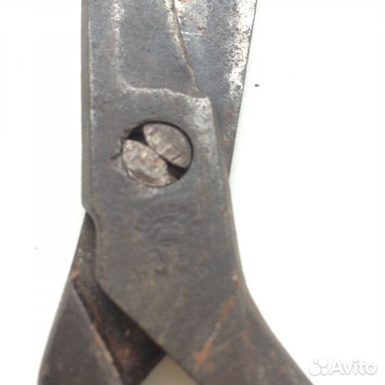 Старинные ножницы клеймо Подкова и наковальня