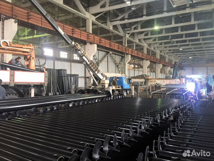 Винтовые сваи под дом