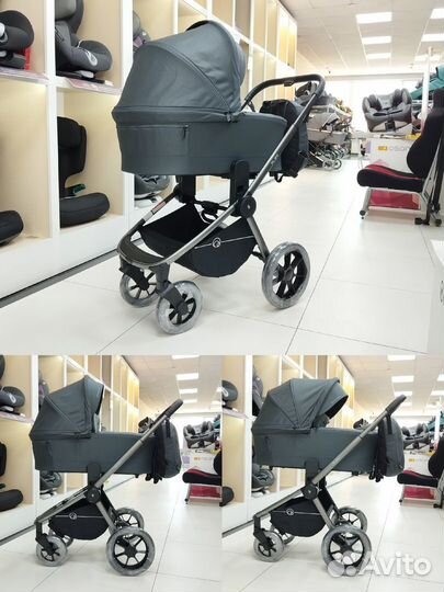 Модульная коляска 2в1 Rant Flex PRO Графит