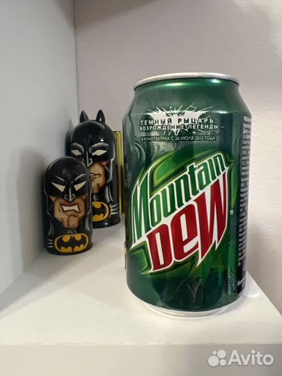 Жестяная банка mountain dew dark knight