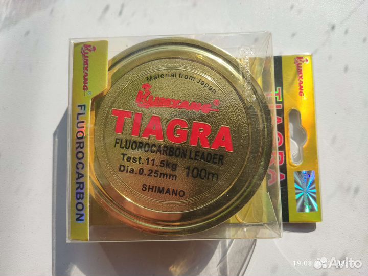Новая флюрокарбоновая леска Tiagra