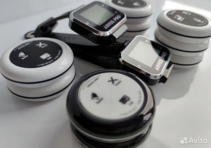 Кнопка вызова персонала, официанта, часы-пейджер