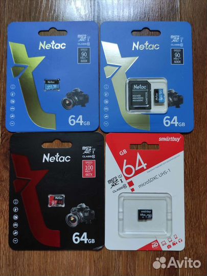 Карта Памяти MicroSD 32/64/128g Новые