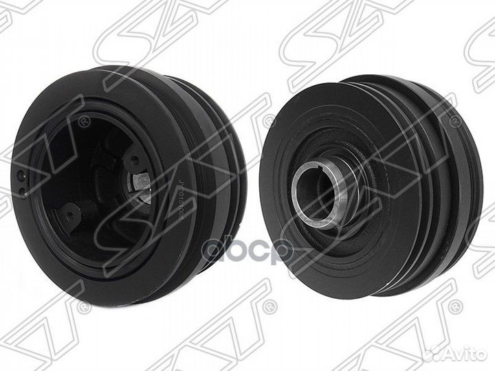 Шкив коленвала toyota land cruiser 1hdfte 98-07