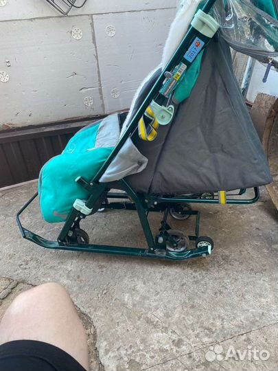 Детские зимние санки