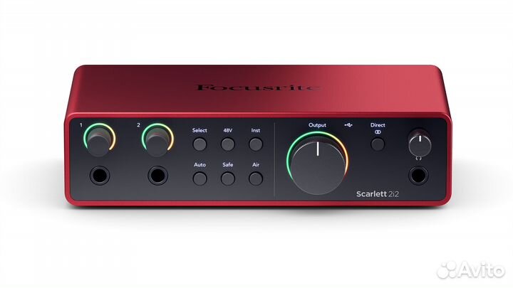 Аудиоинтерфейс USB Focusrite Scarlett 2i2 4th Gen