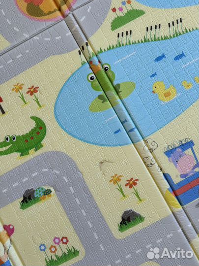 Детский коврик складной для ползания