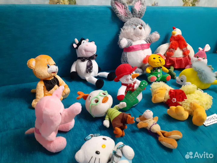 Мягкие игрушки пакетом все сразу