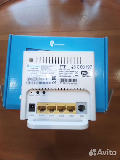 Wifi роутер ростелеком