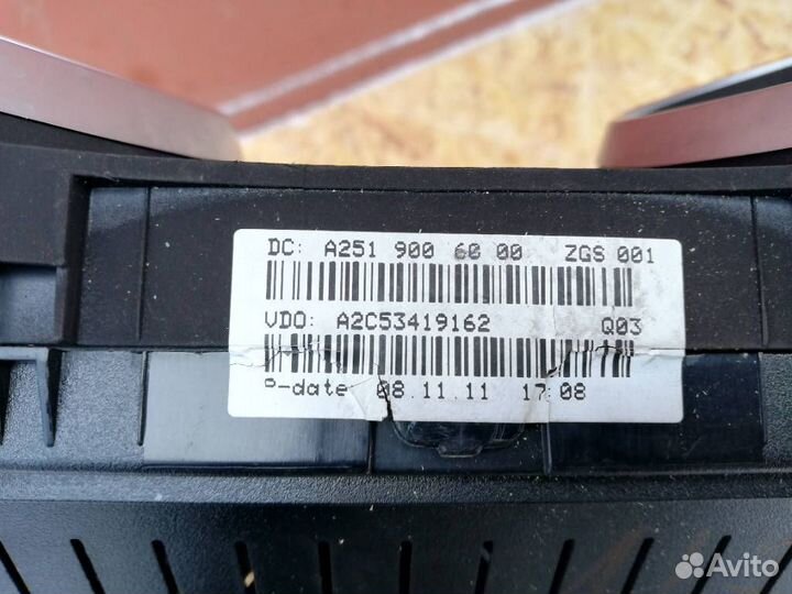 Панель приборов Mercedes-Benz GL-Class X164 OM642 2011