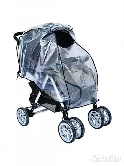 Дождевик на прогулочную коляску