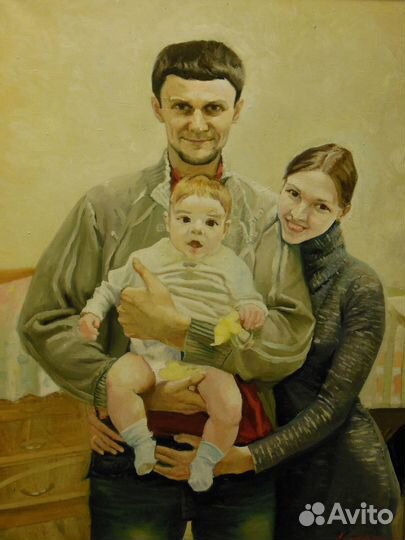 Портрет на холсте по фото