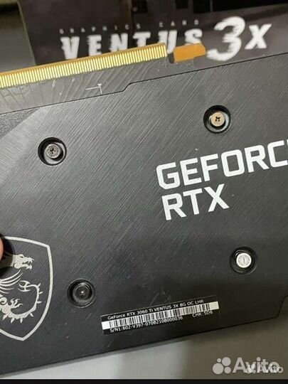 Видеокарта rtx 3060ti