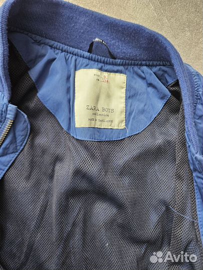 Куртка zara для мальчика 134р