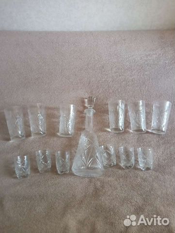 Графин с рюмками СССР