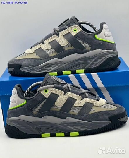 Кроссовки Adidas Niteball Grey (Арт.84899)