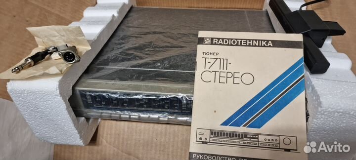 Radiotehnika T-7111 тюнер новый в коробке СССР