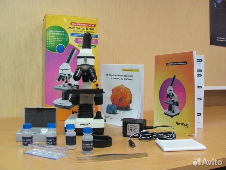 Микроскоп Levenhuk 3L NG, монокулярный