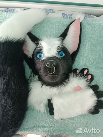 Фурсьют волка/лисы/собаки мини партиал