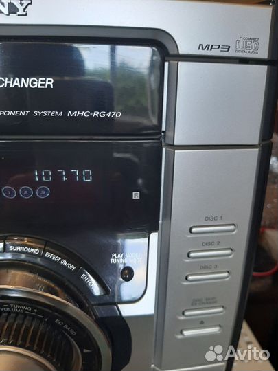 Музыкальный центр Sony mhc rg470