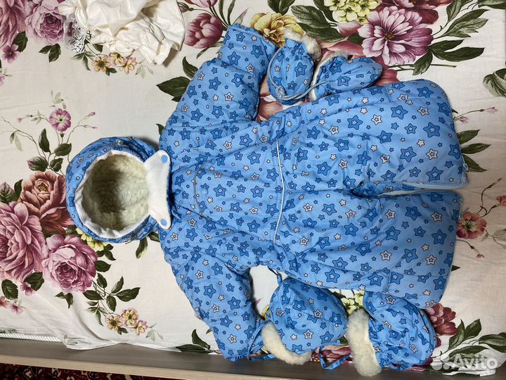 Продам зимний конверт на мальчика