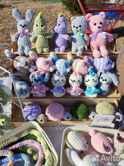 Вязаные игрушки ручной работы
