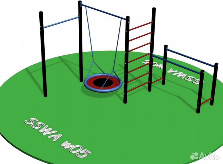 Воркаут площадка sswa № w05 от производителя