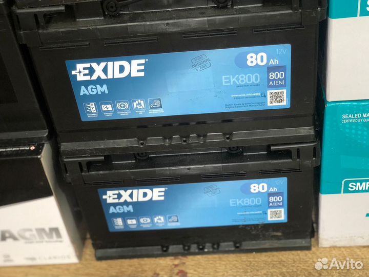 Аккумулятор для автомобиля 95 ампер Exide AGM