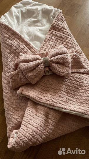 Конверт на выписку для девочки осень