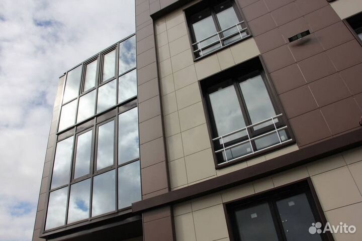 Алюминиевые окна в коттедж