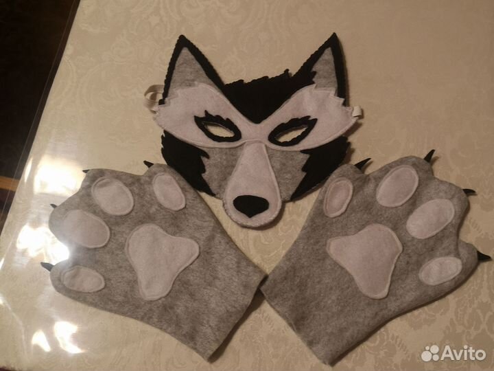 Маска волка, 5-6 лет