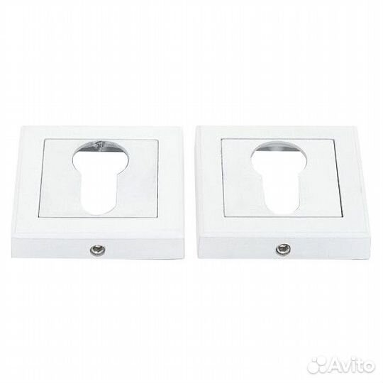 Накладка под цилиндр фз Tecnologia квадрат белый