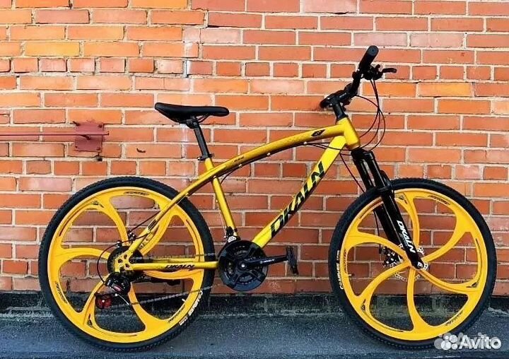 Велосипед на литых дисках