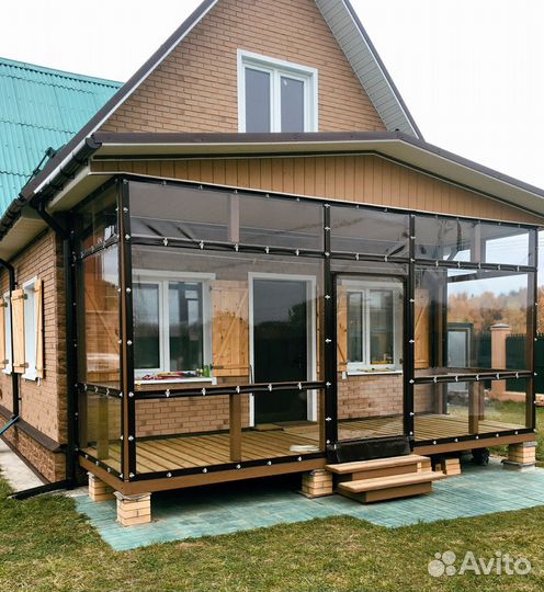 Мягкие окна для беседок, веранд