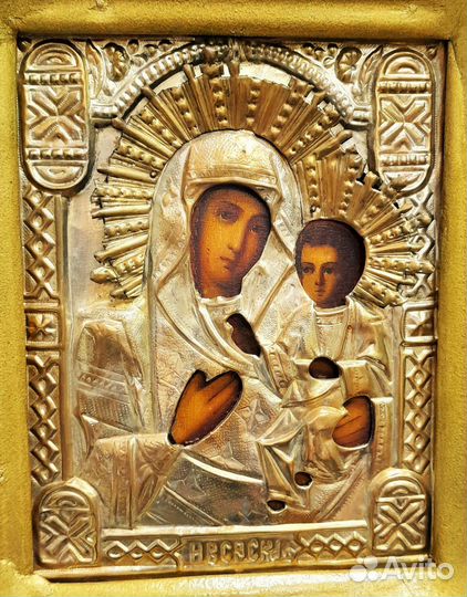 Иверская Богородица. Старинная икона