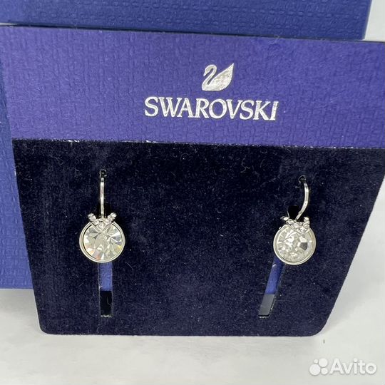Swarovski Bella V серьги белые