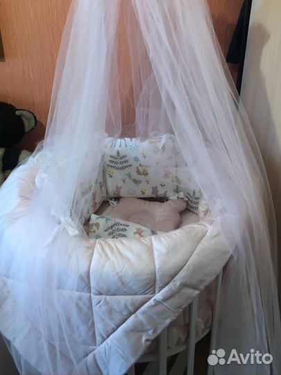 Бортики в детскую кроватку бу