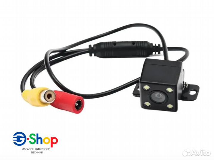 Камера заднего хода (вида) CR76 4xLED RCA/DC
