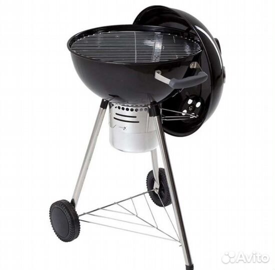 Переносной круглый угольный гриль