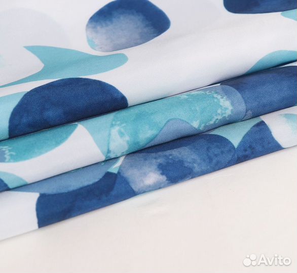 Штора для ванной комнаты с кольцами 180*180 новая