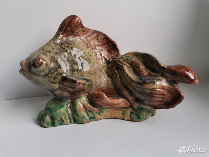 Статуэтка рыба рыбка гжель схф СССР