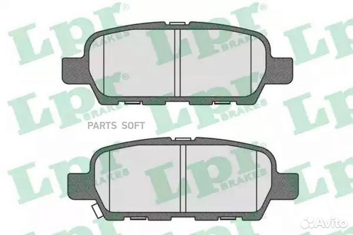 LPR 05P1839 Колодки торм.диск
