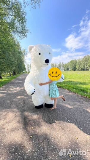 Надувной костюм медведя 2,6