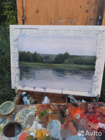 Картина маслом на холсте пейзаж