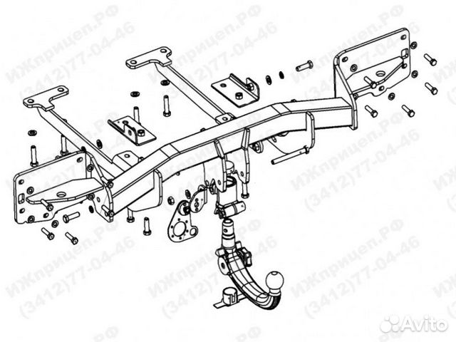 Фаркоп на Land Rover Range Rover IV L405 2013