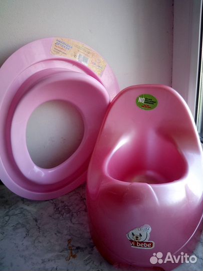 Горшок детский и сиденье детское на унитаз