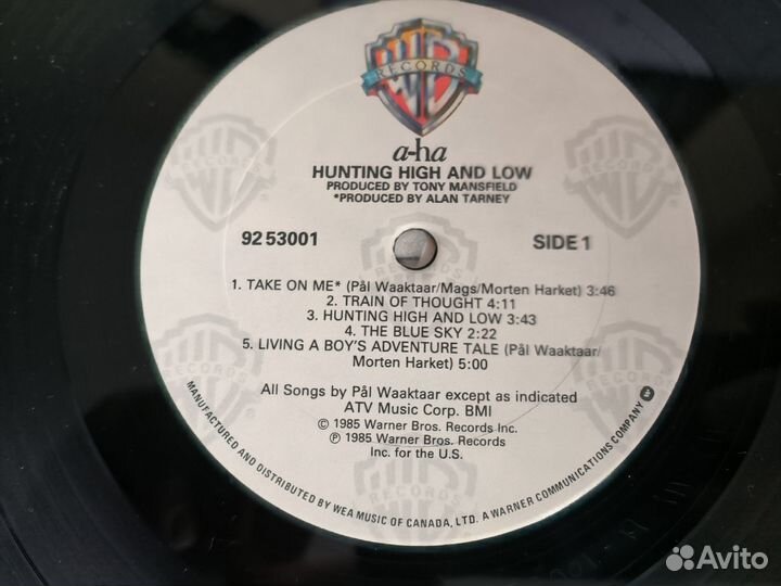 A-ha – Hunting High And Low (винил)